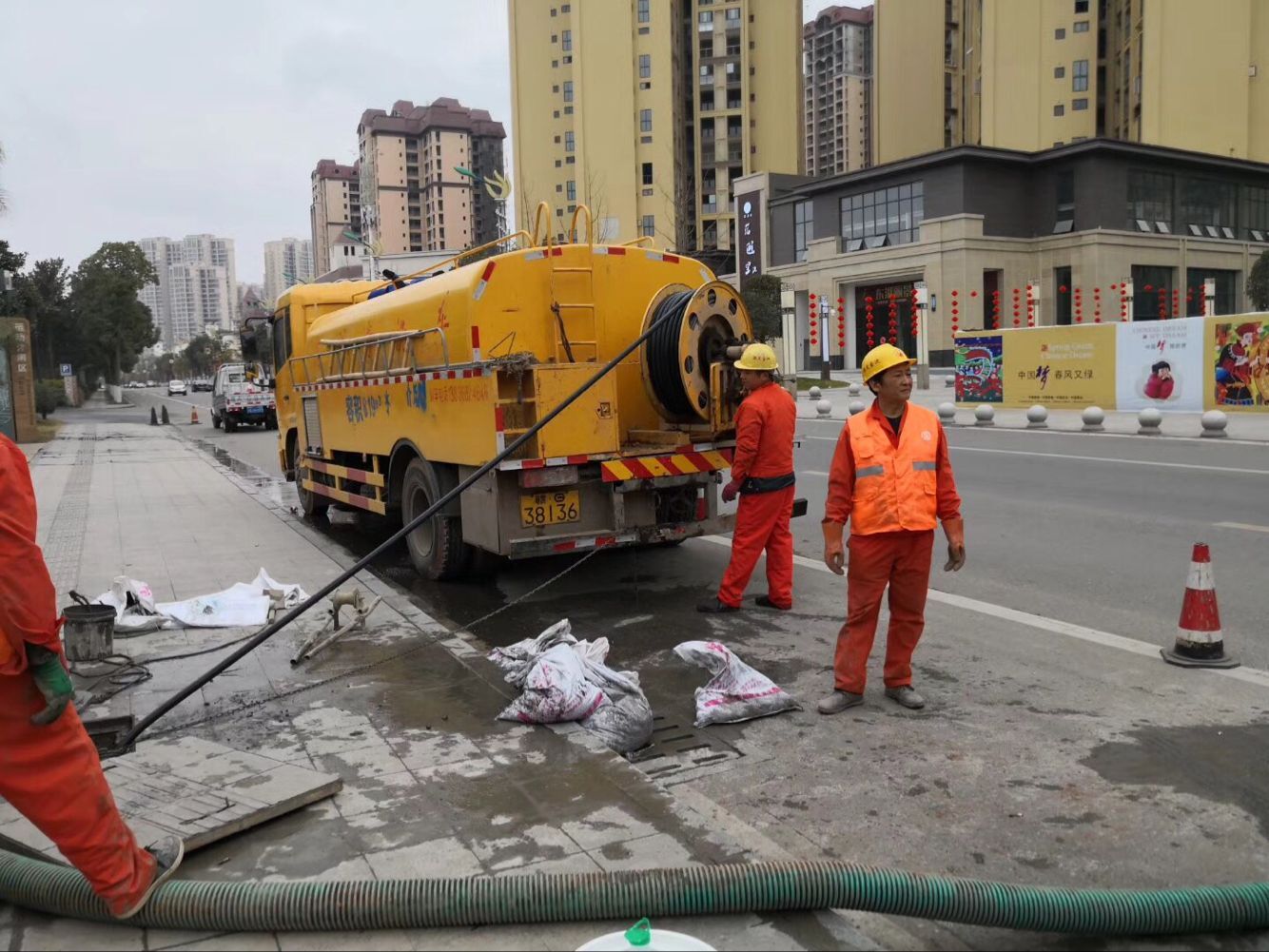 大埔排污管道清淤-管道清洗